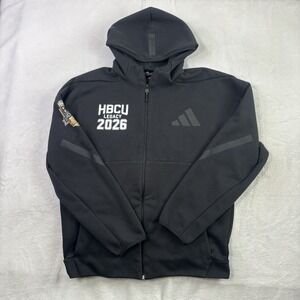 Adidas Allstate HBCU 2026 Hall of Fame Legacy Bowl Full Zip LS Hoodie Men's LG